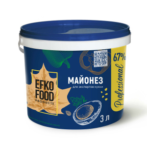 Майонез Professional 67% 3л Efko food 1/3