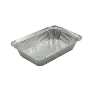 Форма алюм прямоугольная L-край 262*189мм/215*145мм h55мм 1900мл 1уп/50шт