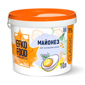 Майонез Classic 78% 10л Efko food 1/1