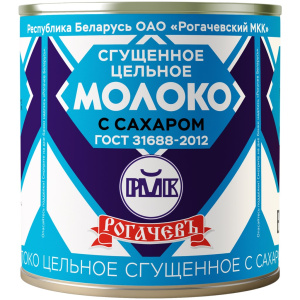 Молоко сгущ.  8,5%  ГОСТ Рогачев МКК 380гр  1/30