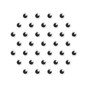 Сахарные фигурки Глазки 250г 61205