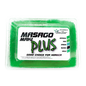 Икра Масаго Маки Плюс зеленая  1/0,5 кг