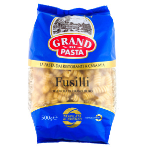 Макароны Спираль / Fusilli 500г Grand di pasta 1/12