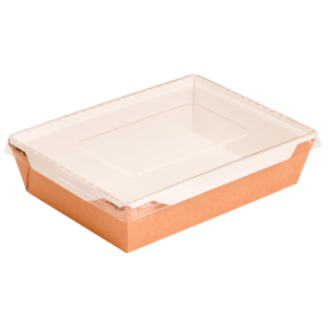 Упаковка ECO OpSALAD 1000 для салатов 1/150 (Комплект дно+крышка)