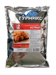 Мука панировочная смесь Острая 2кг ГУРМИКС 1/3