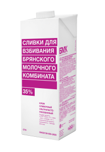 Сливки натур. 35% 1л БМК 1/12