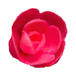 Розы ваф. большие 1/56 красный