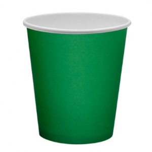 Стакан биоразлагаемый бумажный ROPS Зеленый 350/430мл 1/50/1000