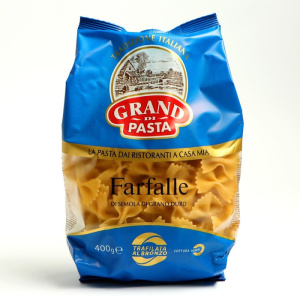 Макароны Бантики / Farfalle 400г Grand di pasta 1/12
