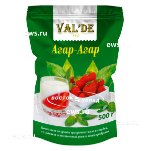 Агар-агар пищевой Valde 500гр