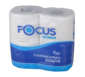 Туалетная бумага FOCUS OPTIUM 2сл 4рул 1/14уп