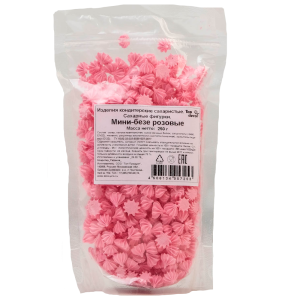 Сахарные фигурки МИНИ-БЕЗЕ розовые 250гр tp62806
